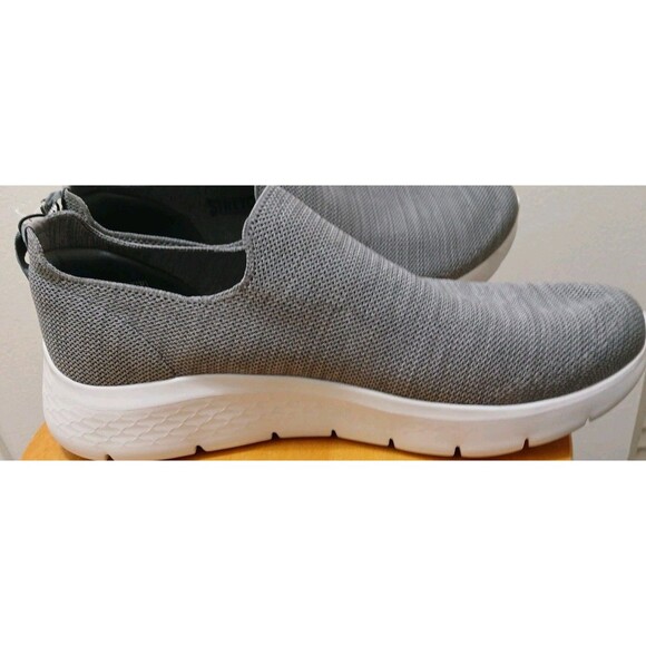 Skechers Air Cooled GoGA Mat Go Walk Stretch Men GRAY SLIP-ON Loafer Gray SZ-15 - Picture 5 of 16